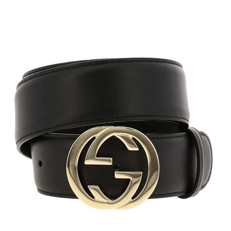 gucci cintura donna nera offerte|cintura gucci sottile.